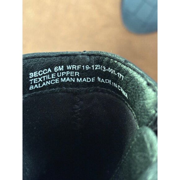 YUU BECCA WOMENS ANKLE BOOTS SIZE 6M LOW BOOTIE SIDE ZIP BLACK CASUAL - Picture 8 of 8